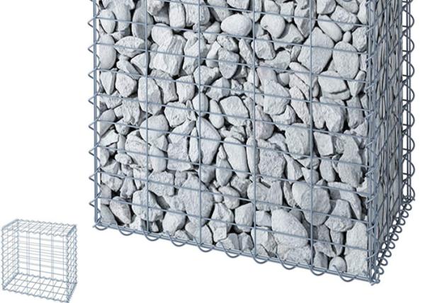 Cestas de alumínio de Galfan Gabion do zinco, proteção soldada da erosão das cestas de Gabion do fio