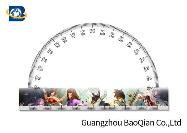 School Students Kids Custom Printed Rulers Stationery Set Food Grade 3D Lenticular Sheet