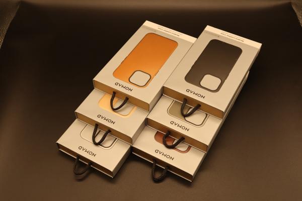 Retail Electronic Packaging Box with Paper String CMYK Pantone Color OEM, FSC 100% Recycle Greyboard, Kraft paper