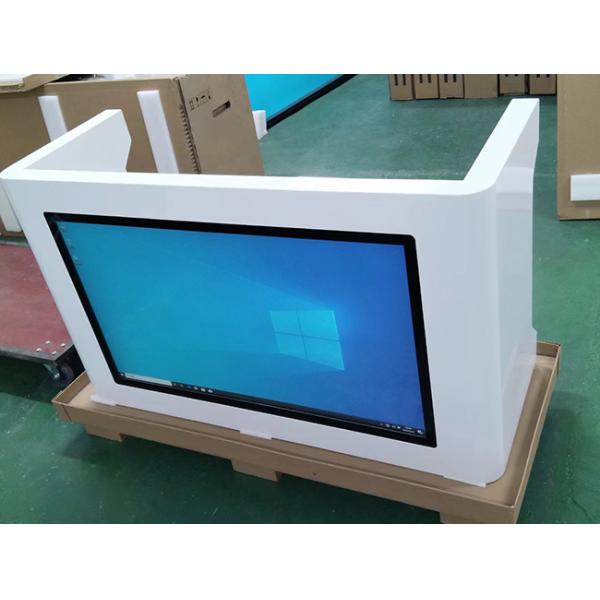 LCD Advertising Smart Touchscreen Table For Coffee Bar Table / Conference