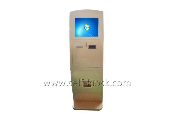 Indoor Self Order Kiosk Fast Food With Bill Acceptor And Coin Changer