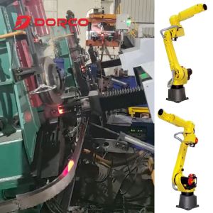 Automated Vertical Ring Rolling Machine with KUKA210 Robot 240 Pcs/Hour