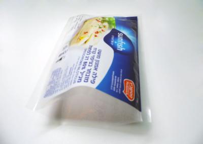 Low Temperture Resistant Frozen Food Bags , Laminated Plastic seafood packaging bags