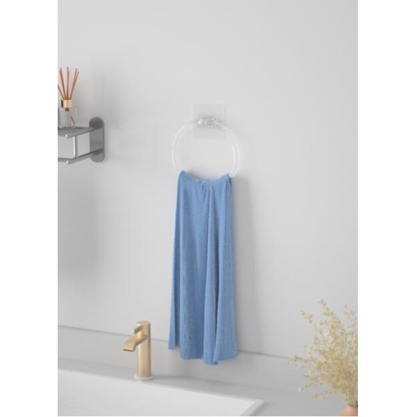 Диаметр прилипателя ISO9001 160mm держателя кольца полотенца Bathroom ПК материальный