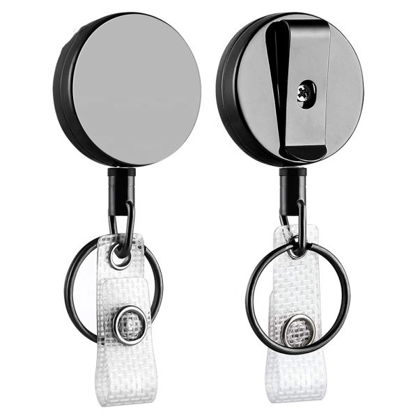 Wholesale Custom Heavy Duty Medical Badge Reels Nursing Badge Holders With Clips Sublimation Blanks For Printing