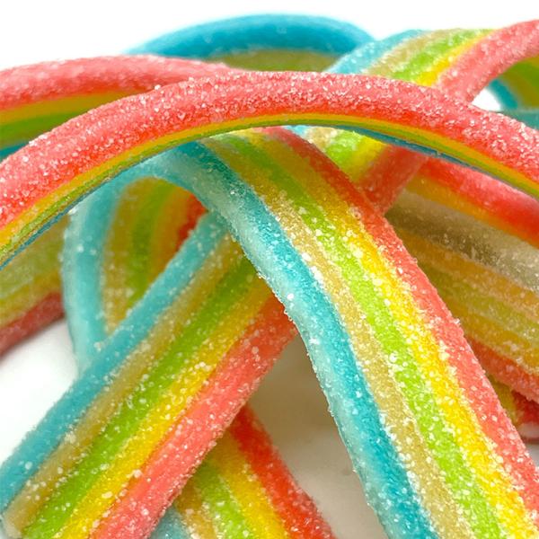 Custom Sour Skittles Gummies With Custom Bag Fruit Flavor Colored Halal