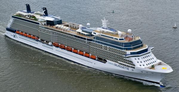 Scale 1:900 Pretty 3d Ships Models , Solstice Class Celebrity Silhouette Cruise Ship Model