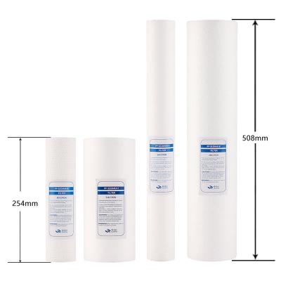 Material PP 30 polegadas Tubular Filtro Elementos para o Desempenho na Indústria de Alimentos e Bebidas
