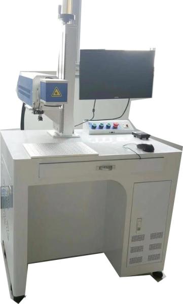 Higher Pulse Stability UV Laser Marking Machine , Food Beverage UV Fiber Laser