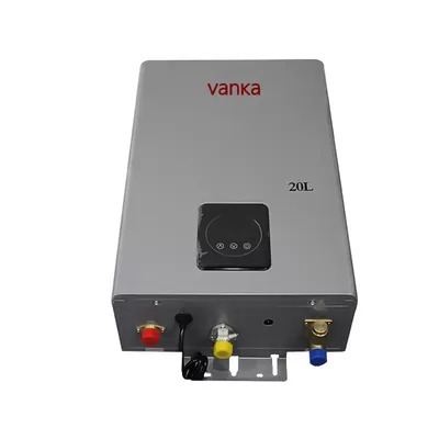 Digital Tankless Gas Water Heater 20L Indoor Use Multipoint Hot Water System