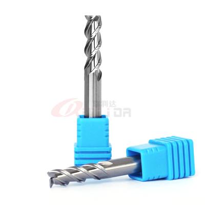 7mm 12mm 1/2” 6mm moinho de extremidade de 3/16 3 flautas que Roughing o CNC quadrado do moinho de extremidade