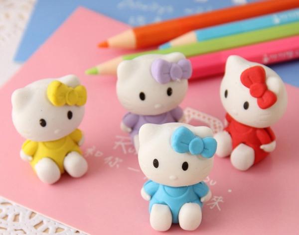 KT Cat eraser cute cartoon eraser,nice gift for children