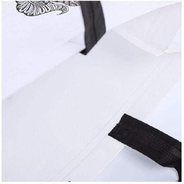 Lightweight Tote Shopping Non Woven Reusable Bags Stylish With Handles