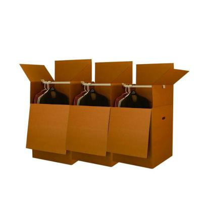 Caixas de transporte onduladas duráveis/caixa de papel caixa empilhável para mover-se