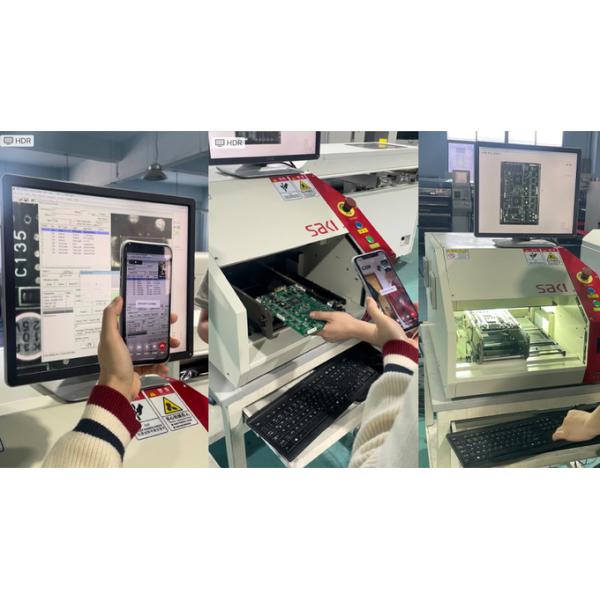 Dual Head 5 Axis Desktop Robotic Iron Station Solder PCB Soldering Machine With Vision