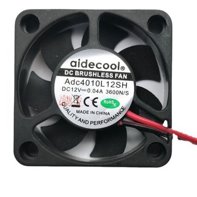 3000Rpm estável fã do ventilador de uma C.C. de 12 volts, fã sem escova do respiradouro do computador de 40x40x10mm