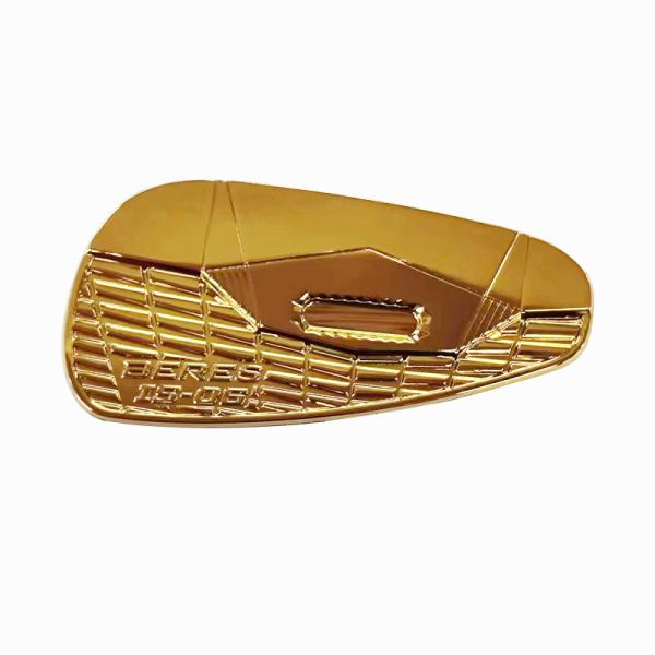 High End Nickel Silver Metal Signs Professional Manufacturing for Electroplated Logos