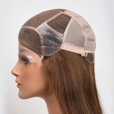 Perruques de dentelle médicale résistantes à la chaleur 10-16 pouces Perruques de cheveux médicales