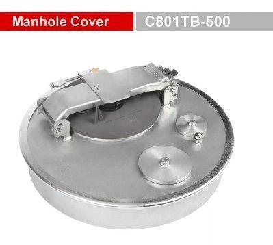 C801tb-500 Carbon Steel Tank Manhole Cover for Tanker Truck Trailers