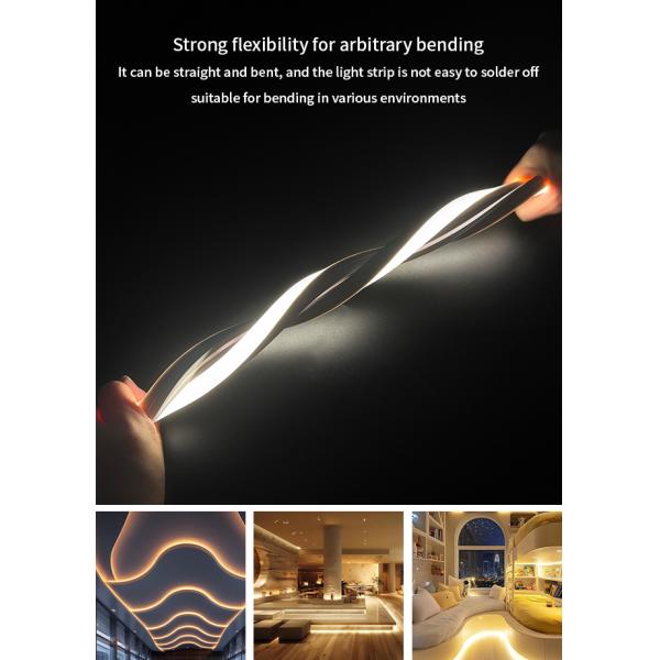 Luz de neón LED de silicona flexible e impermeable 12 * 12mm luces decorativas de neón de interior y exterior