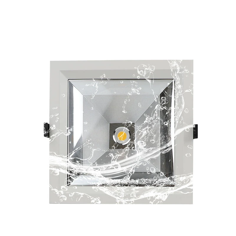 COB Квадратный светодиодный нижний свет IP65 Внешний светодиодный драйвер 10W 20W 30W 40W