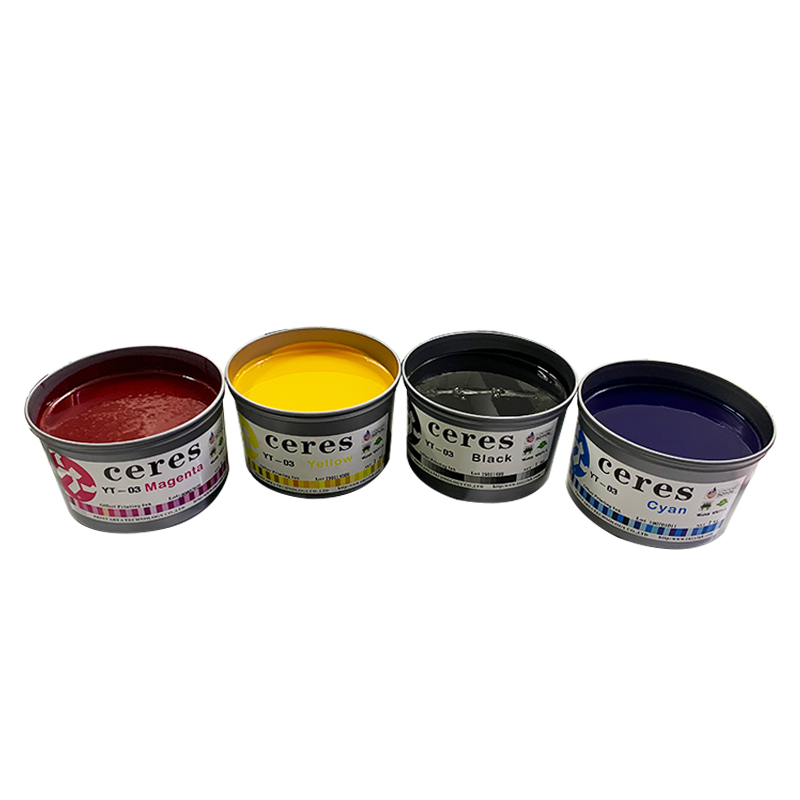 ECO-Friendly EN71-3 Conforming Solvent Based Offset Printing Ink YT-03 CMYK Ink for High-Quality Printing