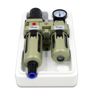 AC Series Pneumatic FRL Units , Air Filter Lubricator And Regulator