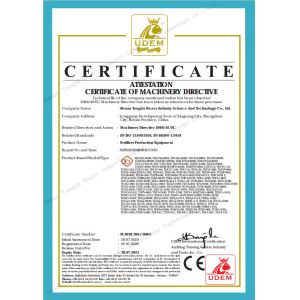 Henan Tongda Heavy Industry Science And Technology Co., Ltd. Certifications