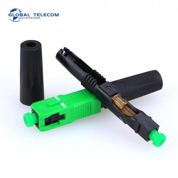 SM MM OM3 Optical Fiber Fast Connector , FTTH Fiber Optic Quick Connectors