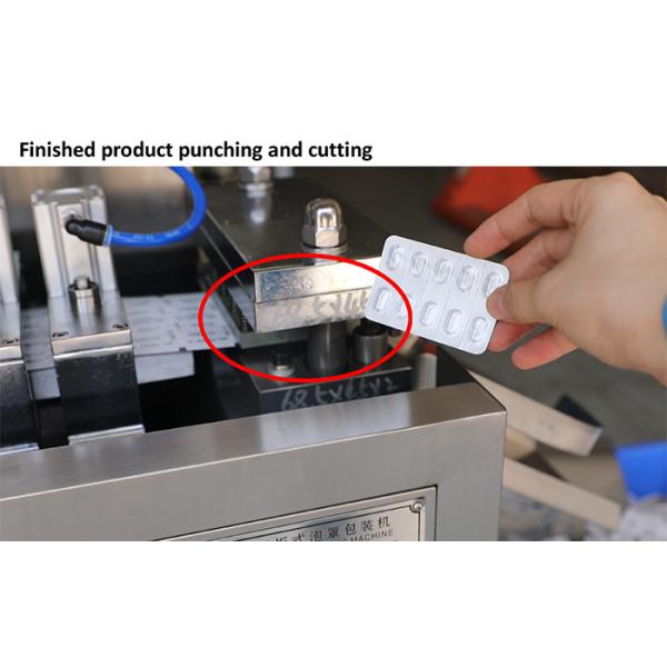 Customized Card Alu Alu Blister Machine For Hard Capsule Sealing