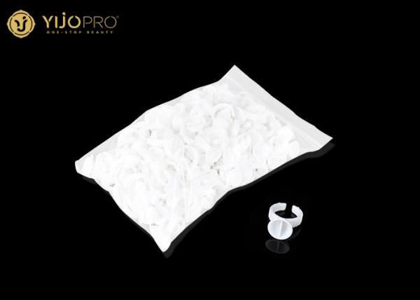 Small Permanent Makeup Accessories Plastic Tattoo Ink Cap Holder Ring