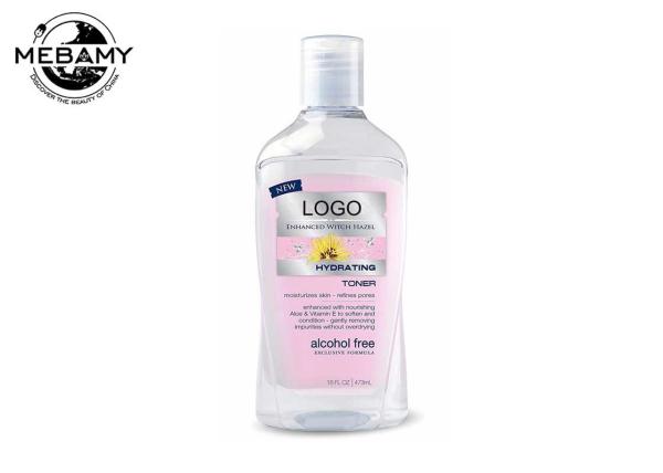 Alcohol Free Skin Care Toner Enhanced Witch Hazel Hydrating Fit Oily Skin