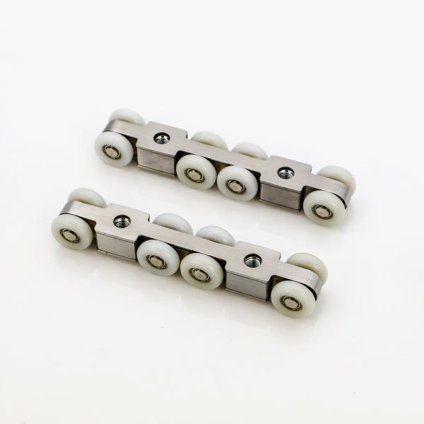 Древесные двери Сдвигающее колесо Ролики Шкафные установки Система с Сливером и 8,5cm*11cm Размер