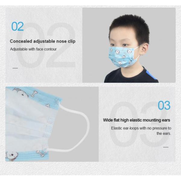 Three Layers Antibacterial Children'S Disposable Face Masks