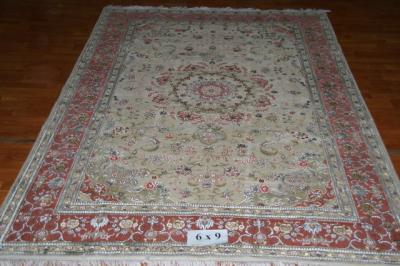 wool/silk mixed persian rug turkish rug traditional rug handmade rug