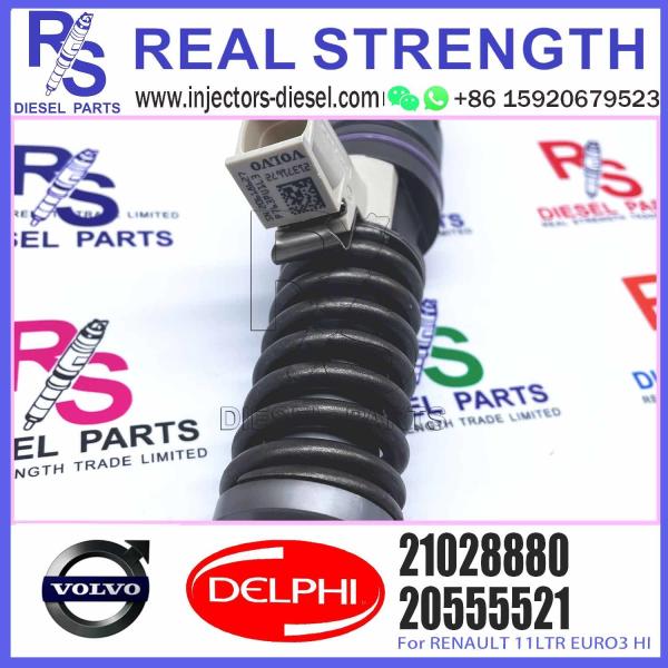 Injetor de combustível novo 20555521 do motor diesel 5001867218 7420555521 21028880 para V-O-L-V BEBE4D MD11
