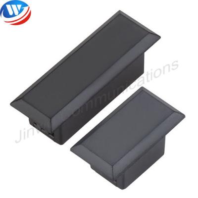 FTTX Network Fiber Optic Accessories Black Fiber Optic Dust Caps