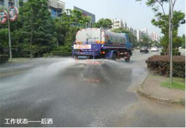 12cbm Water Tank Truck / Water Spray Truck 170 Hp Power With 3 Person Cab