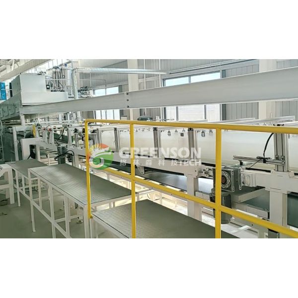 Fully Automatic High Accuracy PU Edge Rock Wool Sandwich Panel Production Line With 380V 50Hz 3phases