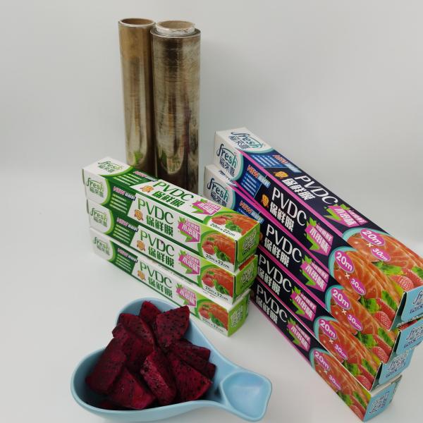 PVDC Packaging Cling Film Shrink Wrap High Barrier 30cm*30m Size