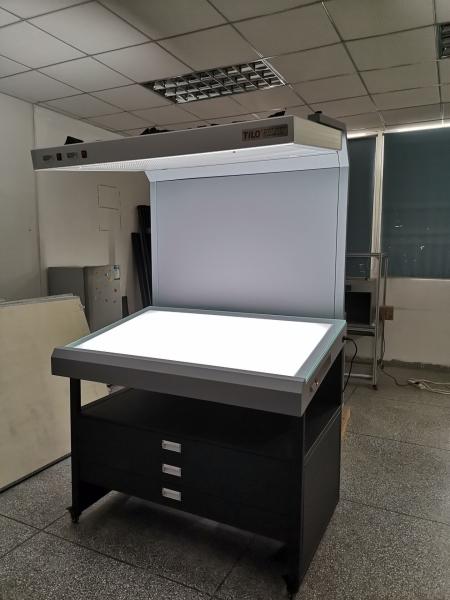 Caixa leve de verificação da cor da tabela da prova de cor de Tilo Cc120 para a indústria de impressão do pacote