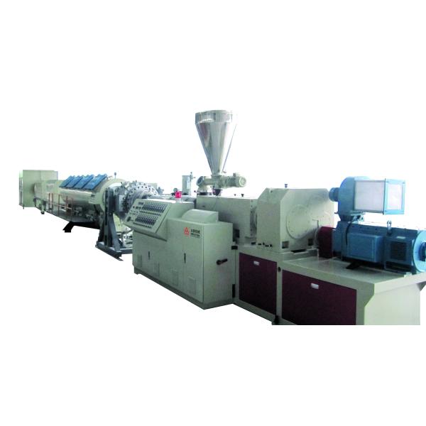 Co-rotating Conical Twin-screw PVC Pipe Extrusion Line for Twin Screw Type Processing