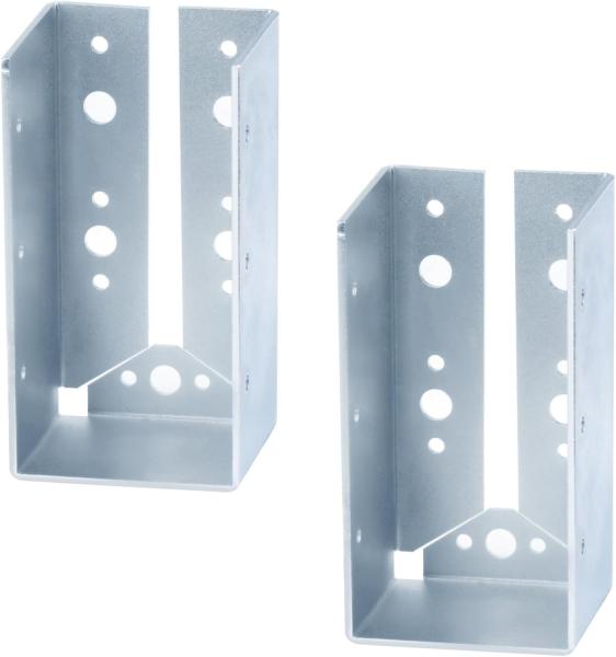 4x8 Concealed Flange Joist Hangers Thickness 3mm 11 Gauge Steel For 4x8 Post