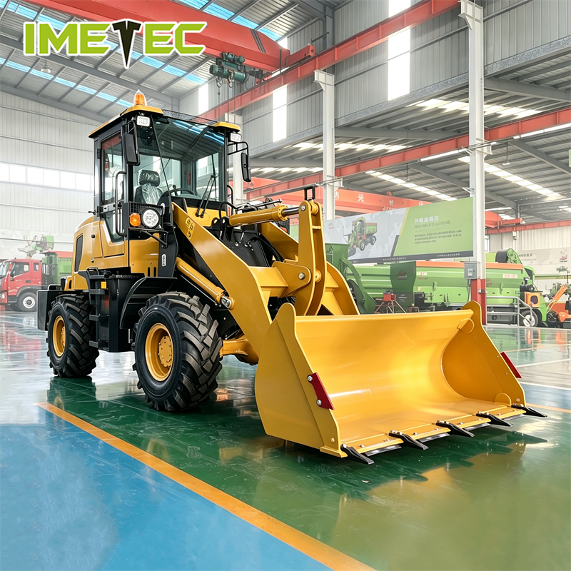 Mini Front End Wheel Loader 1.5 Ton Multi-purpose Loader For Small Construction Site And Farm Use