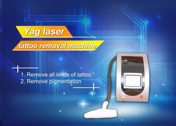 Q Switch ND YAG Laser Pigment Removal Machine , Salon tattoo removal laser equipment