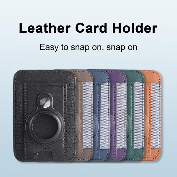 Rubber Band Magnetic Card Holder Stand Customized Magnetic Wallet For Phone