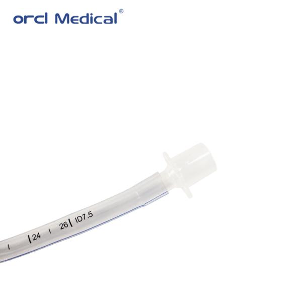 Utilisation unique PVC médical jetable chirurgicale sans menottes tube endotrachéal oral préformé prix