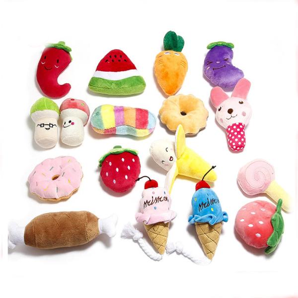 jouet de peluche d'animal familier d'Odm du chien 1pc/Opp de taille de 35x11x22cm