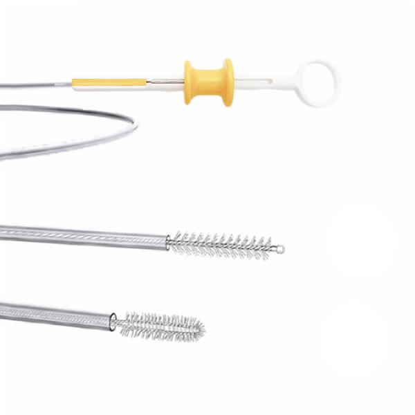 Stainless Steel Endoscopic Brush Cytology U Shape 3mm OD