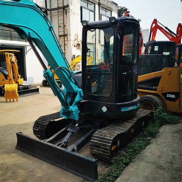 SK55SR Crawler Excavator Kobelco 5ton Mini Digger с резиновыми обувью в Шанхае
